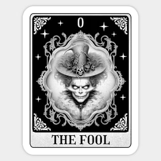 The Fool Vintage Tarot Card Sticker